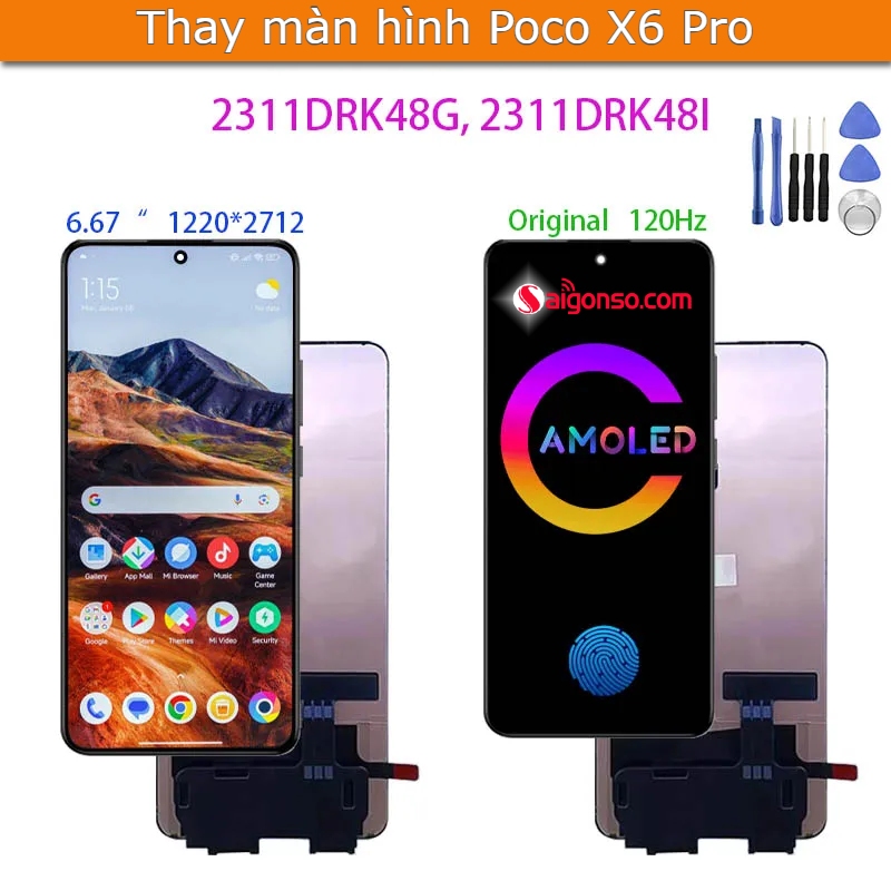 màn hình Poco X6 Pro